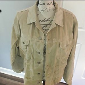 Ralph Lauren Polo Tan Corduroy Thin Jacket